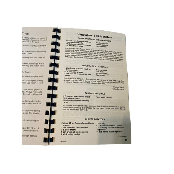 Westminster high school band warriors pride recipe cookbook spiral bound - Picture 2 of 4